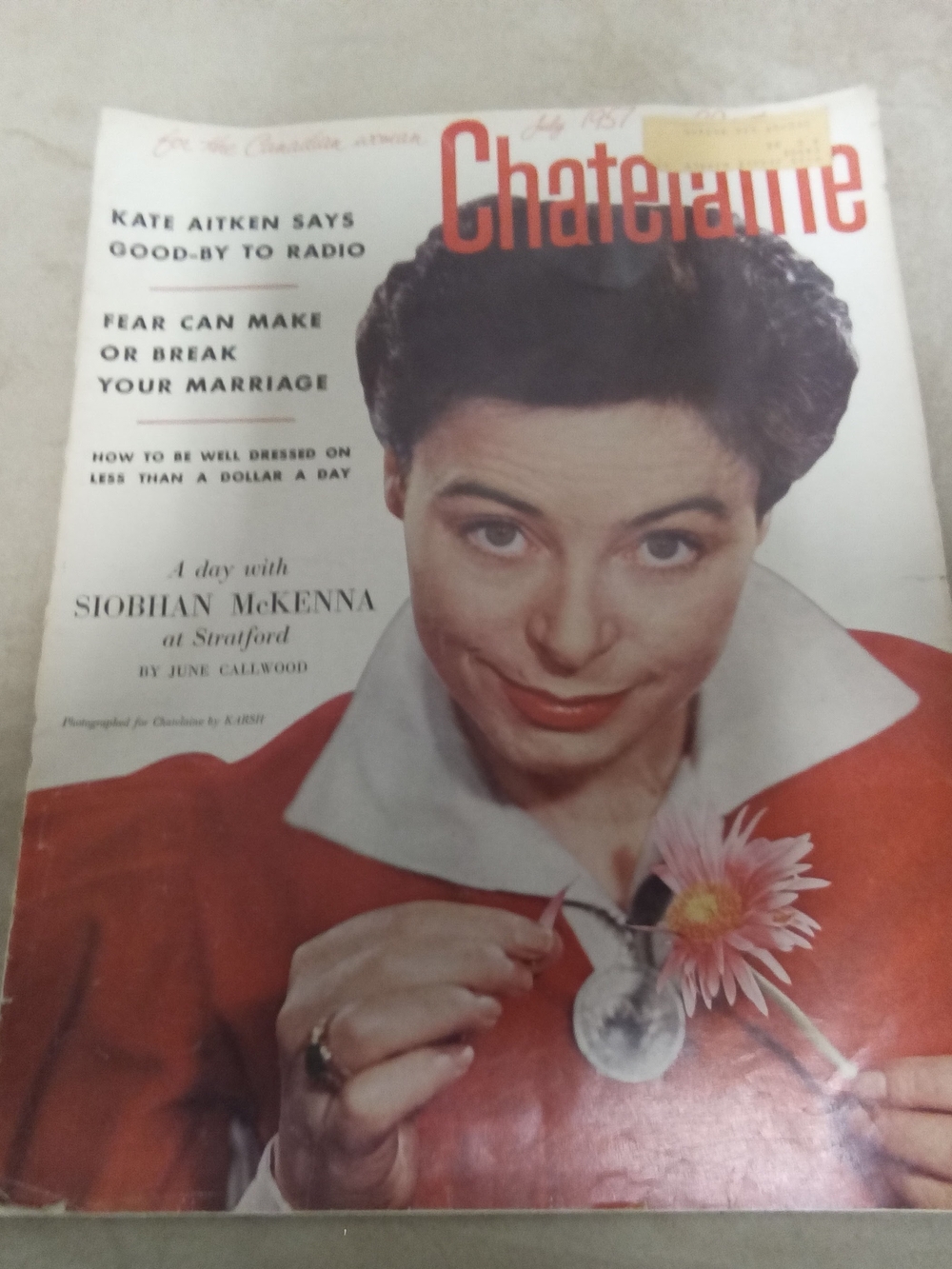 Chatelaine July 1957, For The Canadian Women.